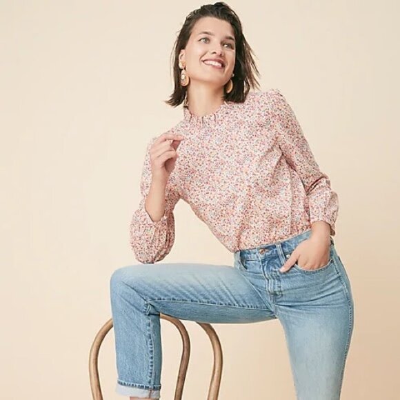 J. Crew Tops - J. Crew Liberty of London Phoebe Floral Top